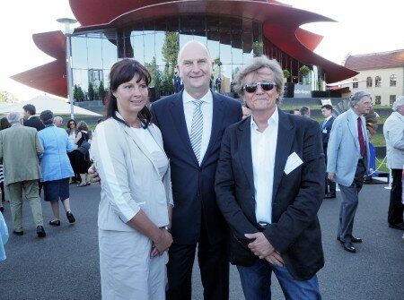 Jochen Kowalski mit Ministerpräsident Dietmar Woidke und Frau