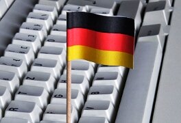 Computertastatur mit Deutschlandfahne (264)