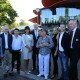 Gruppenbild Brandenburger Köpfe mit Ministerpräsident Dietmar Woidke und Ehefrau